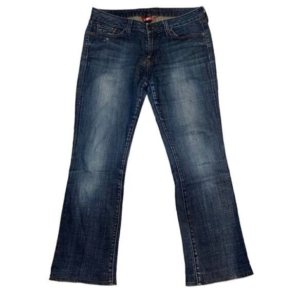 Lucky Brand by Gene Montesano Lauren Blue Denim Boot Cut Jeans Size 10 - Picture 1 of 7